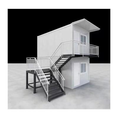 China Factory Prices Modern 2 Story Prefab Homes Fully Assembled Double Bedroom Modular Container House For Sale for sale