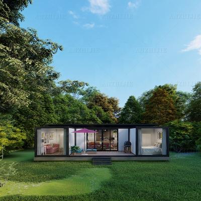 China Modern Factory Produces Easily Assembled Custom Tiny Container House Villas for sale