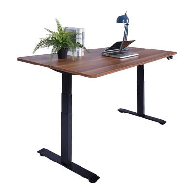 China Factory Wholesale Adjustable (Height) Double Motor Position Desk Table Legs Sit Standing Desk Frame Electric Lift for sale