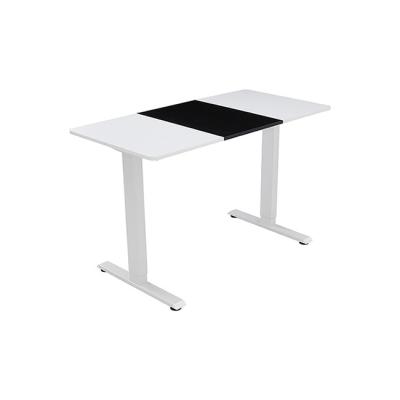 China OKIN Wholesale Adjustable Modern Home Office Frame Sitting Standing Desk (Height) Works Computer Desk With Table Top for sale