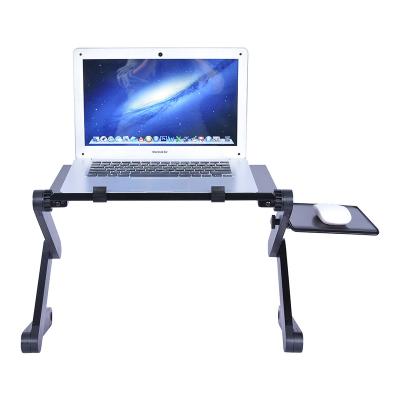 China Big Selling Black Adjustable Aluminum Laptop Stand Almunum Folding Laptop Stand (Size) Foldable Laptop Stand for sale