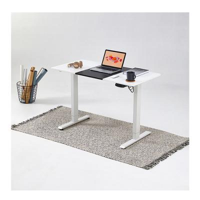 China OKIN Double Motor 3 Step Adjustable Desk Table View Sitting Standing Desk View (Height) With Table Top for sale