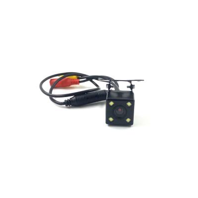 China NIGHT VIEW 4 Light Square Reversing Camera Plug-in With LED Light HD Car Camera Reversing Image Rear View for sale