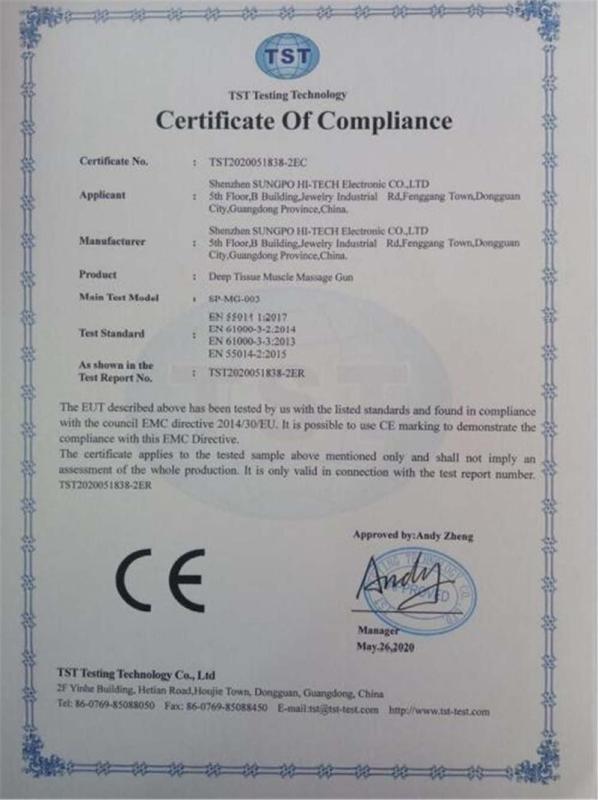 CE - Shenzhen Sungpo Hi-Tech Electronic Co., Ltd.