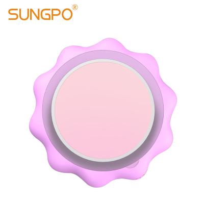 China Anti-puffiness mode sunflower vibration hot and cool skin care smart ion light photon beauty facial led instrument for sale