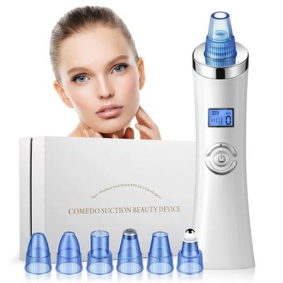 China Acne Treatment 5 Head Gold Blackhead Remover Facial Pore Vacuum Nose Strip Blackhead Visible Remover With Vacuum Suction for sale