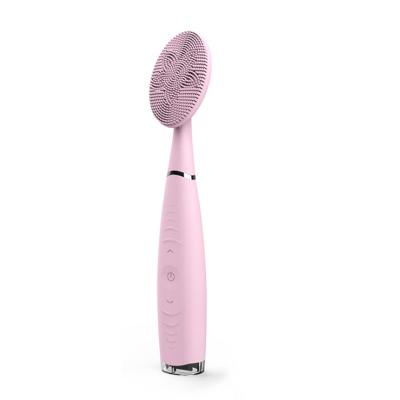 China Ultrasonic Silicone Machine Handheld Sealant IPX6 Brush Seal Waterproof Deep Cleansing Electric Home Portable Facial Detergent for sale