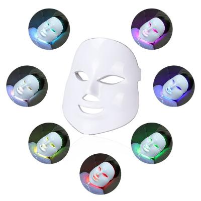 China Pigment Removal 7 Colors Led Mask Beauty Photon Light Therapy Anti Aging Cordless Facial Led Face Mask for sale