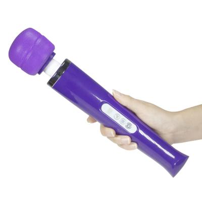 China 8 Speed ​​Force OEM ODM Body Massager Cordless Electric Handheld Vibrator For Women With Head Attachments for sale