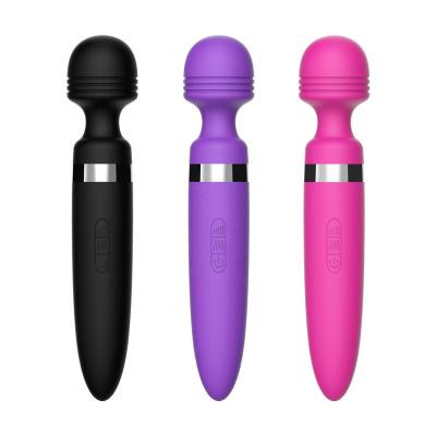 China 100% Large USB Waterproof Powerful Vibration AV Wand Rechargeable Waterproof Massager For Women for sale