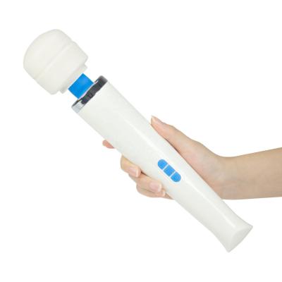 China 8 speed vibration and 20 frequency OEM ODM free sample rechargeable electric handheld wand massager with dynamic motor for sale