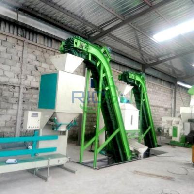 China RICHI Plant 1-2 t/h Small Wood Pellet Plant Line In Congo for sale