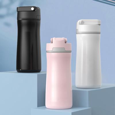 China Sustainable Custom Logo 450ml Vacuum Thermal Insulated Stainless Steel Water Bottle for sale