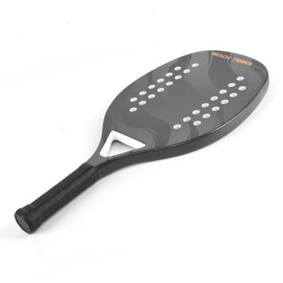 China Sports Game.Sports Training Professional Full Carbon Beach Tennis Paddle Racket Soft EVA Face Tennis Raqueta For Adult for sale