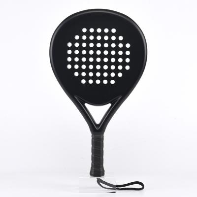 China Soft 100% High Quality Thick Custom Compound 38mm Carbon Racket Training 3K 12K 18K Sports Game.Sports EVA Core Paddle Rackets for sale