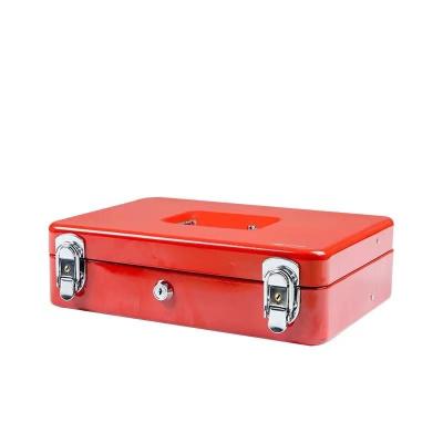 China Office home bank hotel wedding red piggy bank, fine gift cash box, piggy bank sealed buckle with lock for sale