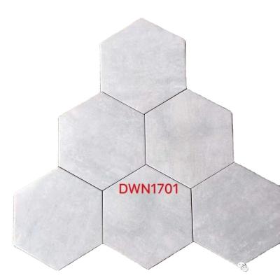 China Fujian Fully Glazed Customized High Quality Simple, Elegant and Beautiful Hexagonal Marble Tiles for sale