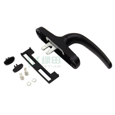 China Aluminum Profile Design UPVC Window Door Handles Modern Lock Handle Hardware for sale
