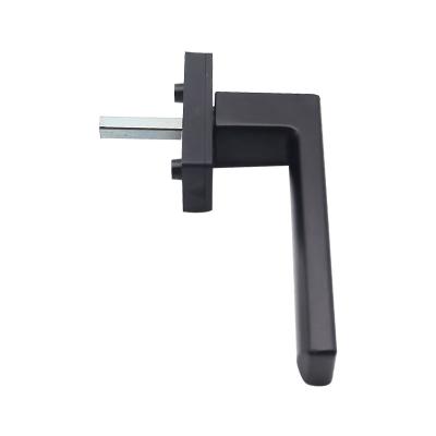 China Flap Square Lever Pull Handle Aluminum Alloy Window Door Lever Handle for sale