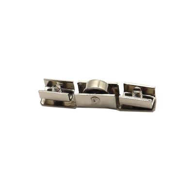 China Adjustable Modern Glass Cabinet Sliding Wheel For Hotels / Apartments for sale