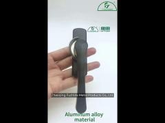 aluminum large screw cap sliding crescent sash lock for sliding door and window