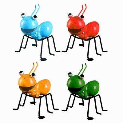 China Art Decor Wholesale 4 Pack Metal Ant Wall Art Outdoor Wall Hanging Decorations for sale