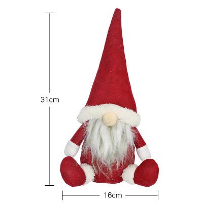 China Santa Gnome Fabric Swedish Tomte Christmas Ornaments Nordic European Style Christmas Decorative Dolls for sale