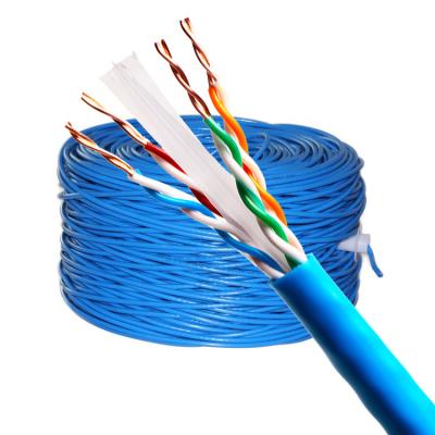 China Computer Networks Thin Cat6 28AWG UTP 305m OEM Cat 6 Patch Cord Network Ethernet Cable Bare Copper Factory Price Roll OEM Available for sale