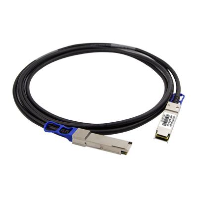 China Inside 100G QSFP28 Passive Direct Attach Copper Twinax Cable 30AWG QSFP 38-PIN High Density Connector 100Gb/s for sale