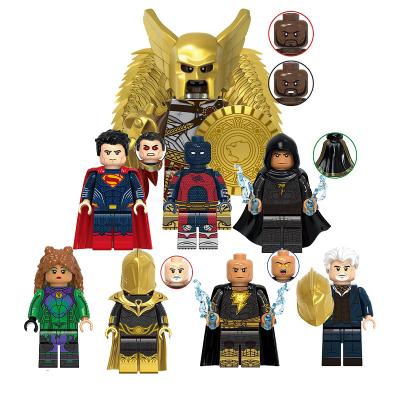 China DIY TOY X0349 Black Adam Wholesale Cyclone Super Movie Building Blocks Doctor Fate Educational Figures Toy Children Juguetes for sale