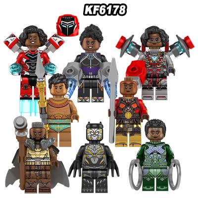 China Ironheart MK2 Namor McKenzie Black Panther Shuri Shuri Building Toy KF6178 New Super Heroes Plastic Toy Mini Building Block Figure for sale