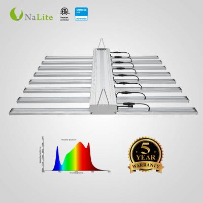 China Seed Starting Nalite 8 Bar Sunlight 640W Waterproof Commercial Spider Led Grow Hydroponic Light Full Spectrum Indoor Plant On Sale for sale