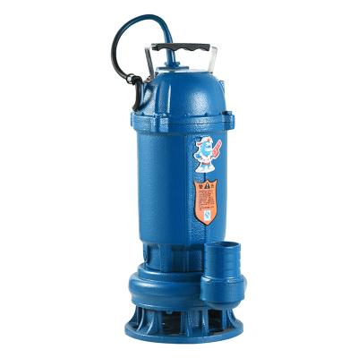 China Automotive industry 2022 good quality low price rate 1hp motor portable sewage pump 0.75kw submersible sewage pump for sale