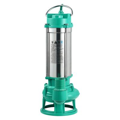 China Automotive Industry Heavy Duty 220V Cast Iron Pumps Electric Submersible Cutter Sewage Cutter Grinding Pump For Dirty Water for sale