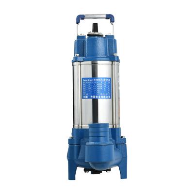 China Automotive Industry High Lift Suspended Solids Cutting Submersible Sewage Pump With Hose Auto Coupling for sale