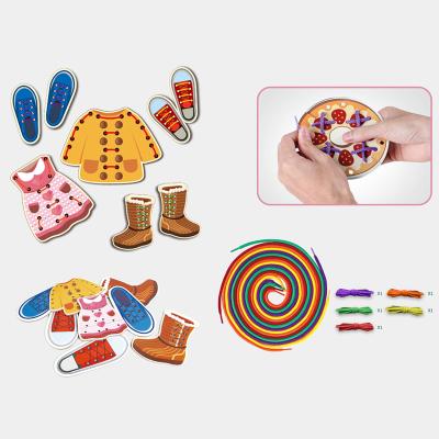 China Education kids diy toys use education colorful kids rope toys age 3+ diy drawing toys for sale