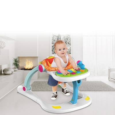 China 4 in 1 Baby Walker Electric Lighting Musical Infant Learning Walking Simple 4 in 1 Baby Walker for sale