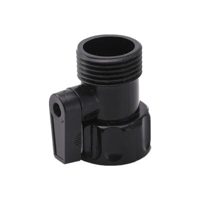 China Valve controls water on/of off valve plastic garden hose connector work with fitting hose and sprinkler tap adapter with control water valve for sale