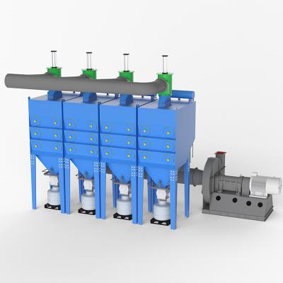 China Horizontal Plant Cartridge Dust Collectors System For Industrial Air Purification for sale