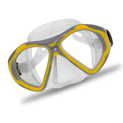 China Dving High Quality Hardened Safety Glasses Lens Snorkling Spearfishing Diving Mask for sale