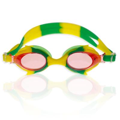 China RTS Universal Professional Silicone Mirrored PC Lenses Swimming Goggles for sale