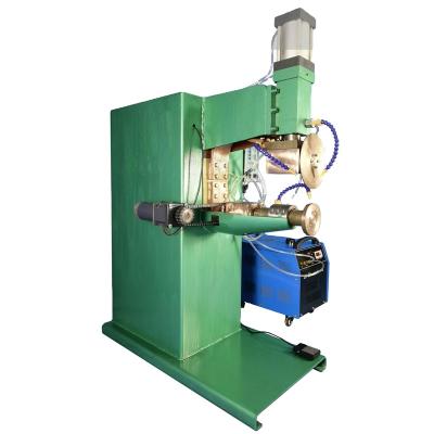 China Building Material Stores Continuous Welding Machine Resistance Seam Rolling Welder for sale