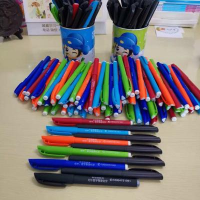 China Normal custom logo ballpoint pen promotional plastic printed ballpoint pen for sale