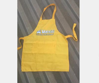 China Custom Advertising Apron Cleaning Apron Custom Logo Print for sale