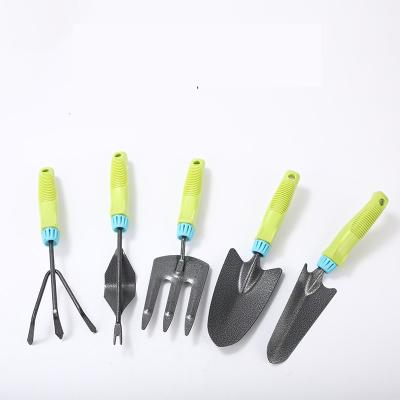 China No Rust Harden Professional Tool For Gardening Tool Child Tools Handle Anti-skid Carbon Steel 5Pcs for sale