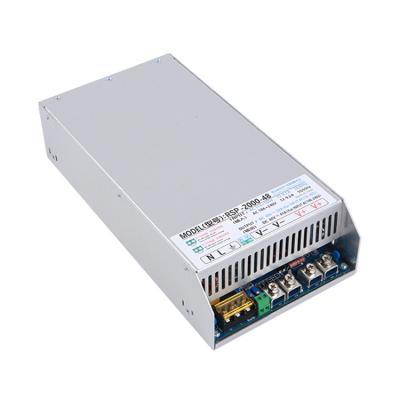 China RSP-2000-48 Machine Power Supply 2000w 48v 41A Industrial Changeover Adjustable DC Power Supply With APFC Function for sale