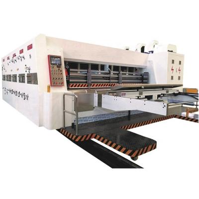 China Full Automatic Factory Flexo Ink Cardboard Box Printing Slotting Die Cutting Machine for sale