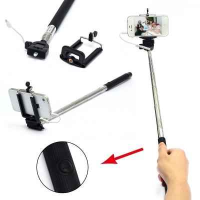 China Self Portrait Monopod [Battery Free] Extendable Handled Stick with Adjustable Phone Holder for sale