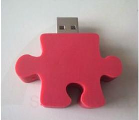 China Custom Shaped Puzzle USB Flash Memory for sale