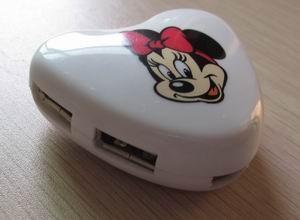 China heart shaped USB Hub for sale